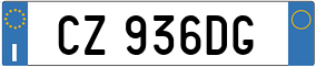 Truck License Plate